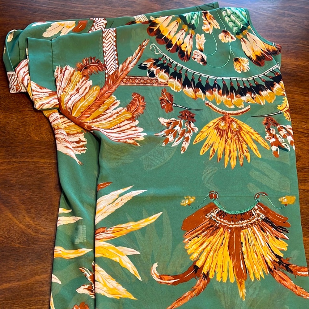 Sheer off the shoulder tunic!